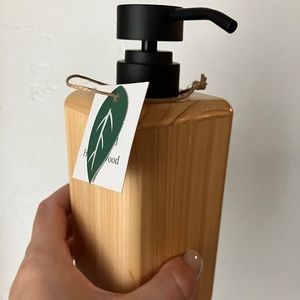 Wooden Soap Dispenser NWT